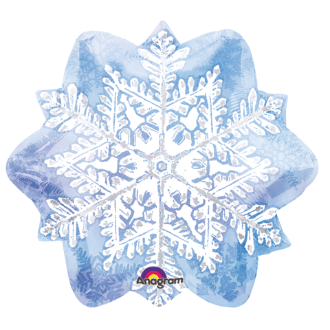 Junior Shape Let It Snow Balloon Packaged