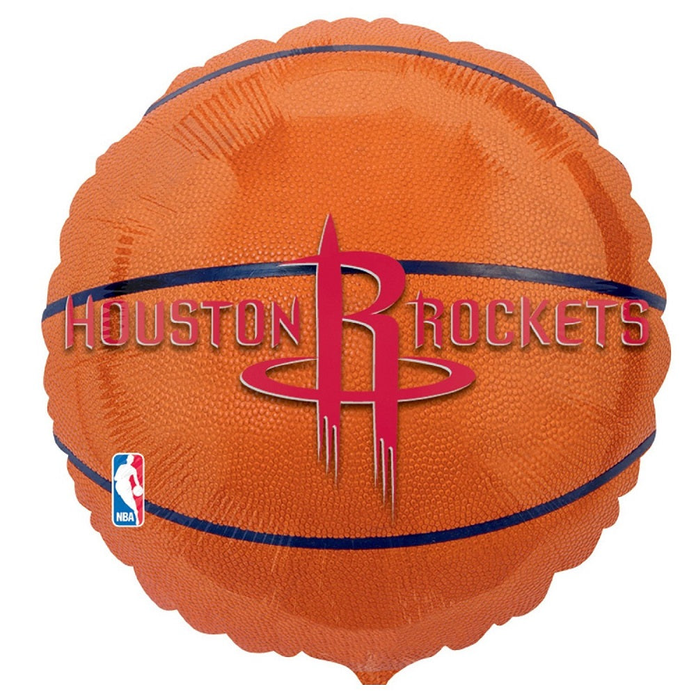 18" NBA Houston Rockets Basketball Balloon