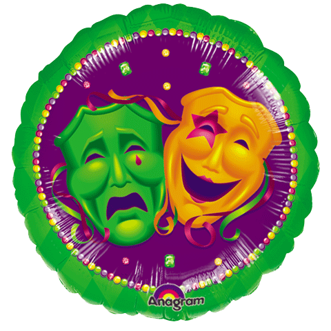 18" Masquerade Party Balloon