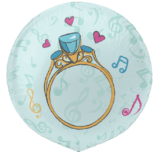 22" Arabic Foil Balloon (Marriage) &#1586;&#1608;&#1575;&#1580;