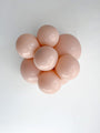 17" Cameo Tuftex Latex Balloons (50 Per Bag) Manufacturer Inflated Image