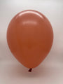 Inflated Balloon Image 18" Deco Clay Pink Decomex Latex Balloons (25 Per Bag)