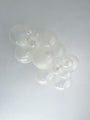 36" Clear Tuftex Latex Balloons (2 Per Bag) Manufacturer Inflated Image