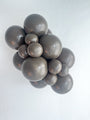 17" Cocoa Brown Tuftex Latex Balloons (50 Per Bag) Manufacturer Inflated Image