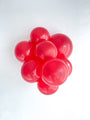 11" Crystal Red Tuftex Latex Balloons (100 Per Bag) Manufacturer Inflated Image