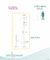 Not Inflated Decochamp Decobase Plastic (2 Bases) Brand Name Decochamp