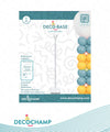 Flat Uninflated Decochamp Decobase Plastic (2 Bases) Manufactured By Decochamp