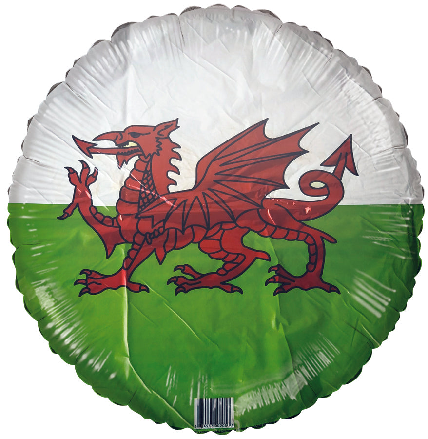 18" Orange Dragon Foil Balloon