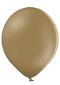 Uninflated Balloon Image 17" Ellie's Brand Latex Balloons Toasted Almond (25 Per Bag)