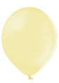 Uninflated Balloon Image 17" Ellie's Brand Latex Balloons Lemon Cream (25 Per Bag)