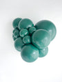 11 Inch Tuftex Latex Balloons (100 Per Bag) Evergreen Manufacturer Inflated Image