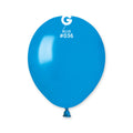 5" Gemar Latex Balloons (Bag of 100) Metallic Metallic Blue