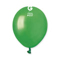 5" Gemar Latex Balloons (Bag of 100) Metallic Metallic Green