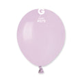 5" Gemar Latex Balloons (Bag of 100) Standard Lilac