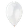 12" Gemar Latex Balloons (Bag of 50) Standard Crystal Clear