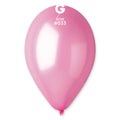 12" Gemar Latex Balloons (Bag of 50) Metallic Metallic Rose