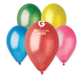 12" Gemar Latex Balloons (Bag of 50) Metallic Metallic Assorted