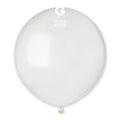 19" Gemar Latex Balloons (Bag of 25) Standard Crystal Clear
