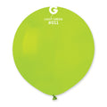 19" Gemar Latex Balloons (Bag of 25) Standard Light Green