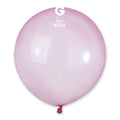 19" Gemar Latex Balloons (Bag of 25) Rainbow Pastel Crystal Pink
