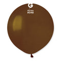 19" Gemar Latex Balloons (Bag of 25) Standard Brown