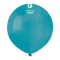 19" Gemar Latex Balloons (Bag of 25) Standard Turquoise