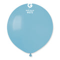 19" Gemar Latex Balloons (Bag of 25) Standard Baby Blue