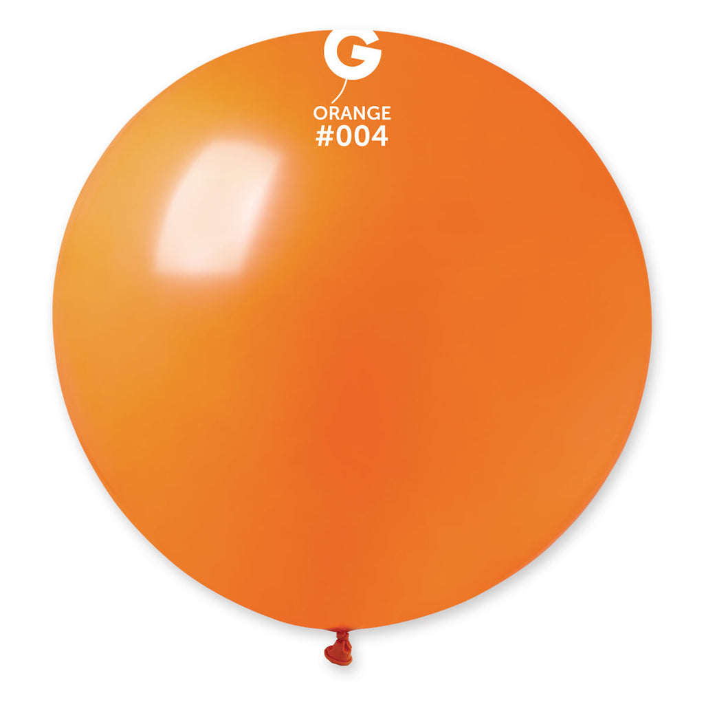 31" Gemar Latex Balloons (Pack of 1) Giant Balloon Orange