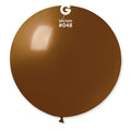 31" Gemar Latex Balloons (Pack of 1) Giant Balloon Brown