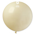 31" Gemar Latex Balloons (Pack of 1) Giant Balloon Ivory