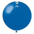 31" Gemar Latex Balloons (Pack of 1) Giant Metallic Royal Deep Blue