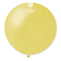 31" Gemar Latex Balloons (Pack of 1) Giant Metallic Baby Yellow