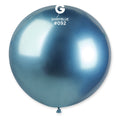 31" Gemar Latex Balloons (Pack of 1) Shiny Blue