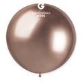 31" Gemar Latex Balloons (Pack of 1) Shiny Rose Gold