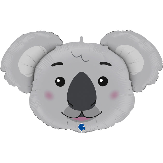 37" Koala Head Foil Balloon