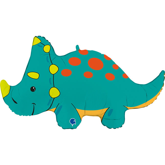 36" Triceratops Foil Balloon