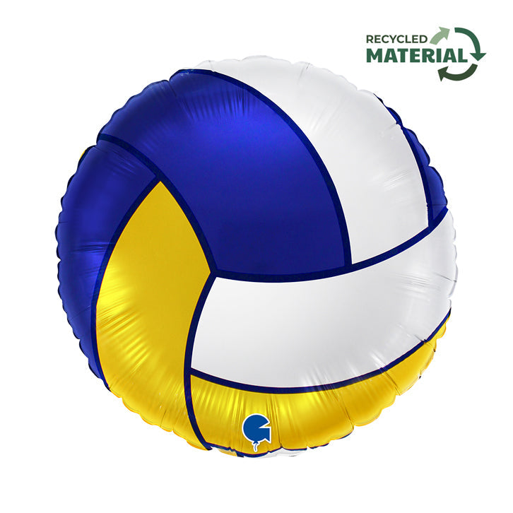 Uninflated 18 Inches Volleyball Foil Balloon Manufacturered By Grabo