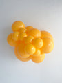 36" Goldenrod Tuftex Latex Balloons (2 Per Bag) Manufacturer Inflated Image
