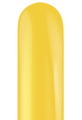 Close-up image of a TT-260's Designer Goldenrod Tuftex Brand Twisting Animal Latex Balloon with a smooth, glossy surface against a plain white background.