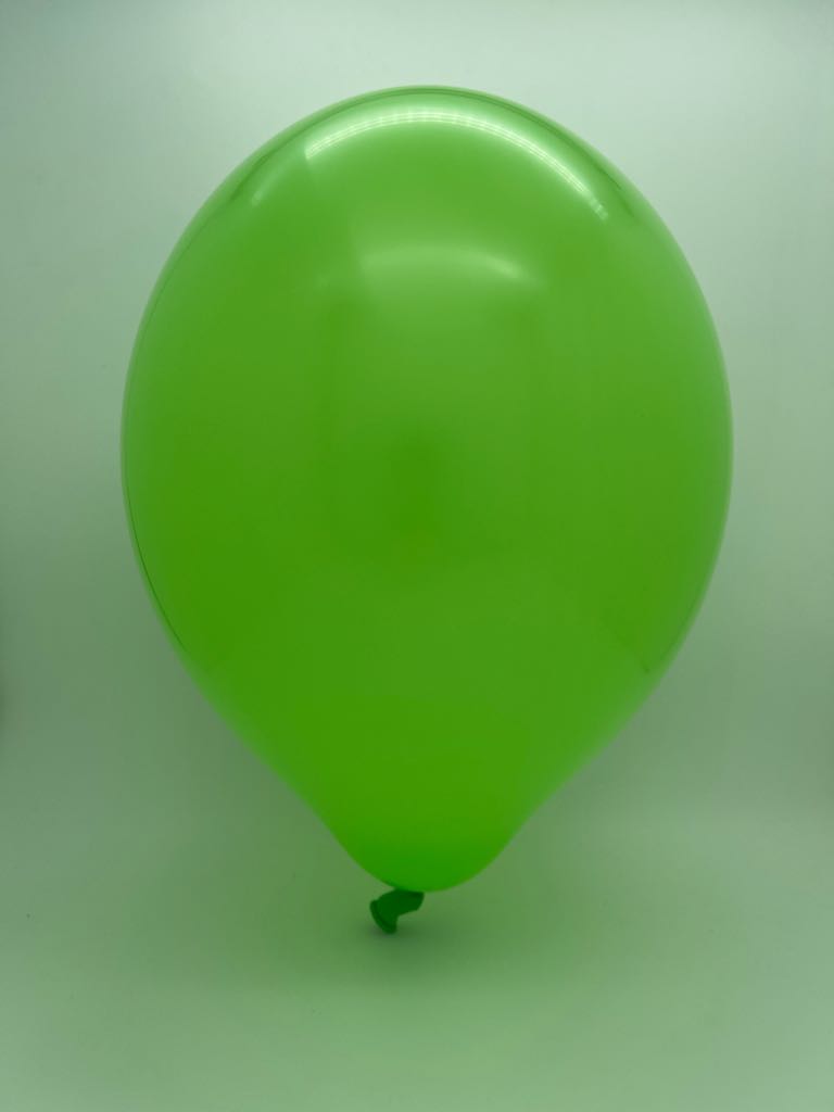 Inflated Balloon Image 36" Cattex Premium Basil Green Latex Balloons (1 Per Bag)