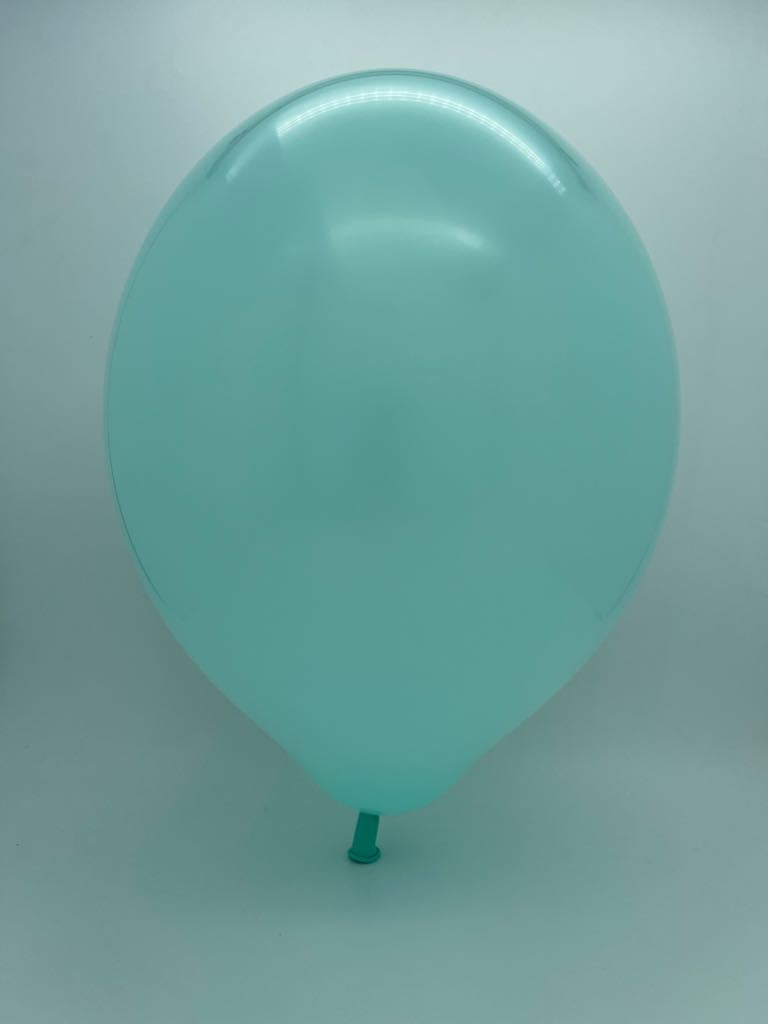 Inflated Balloon Image 36" Cattex Premium Mint Green Latex Balloons (1 Per Bag)