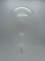 Inflated Balloon Image 5 Inch Tuftex Latex Balloons (50 Per Bag) Clear