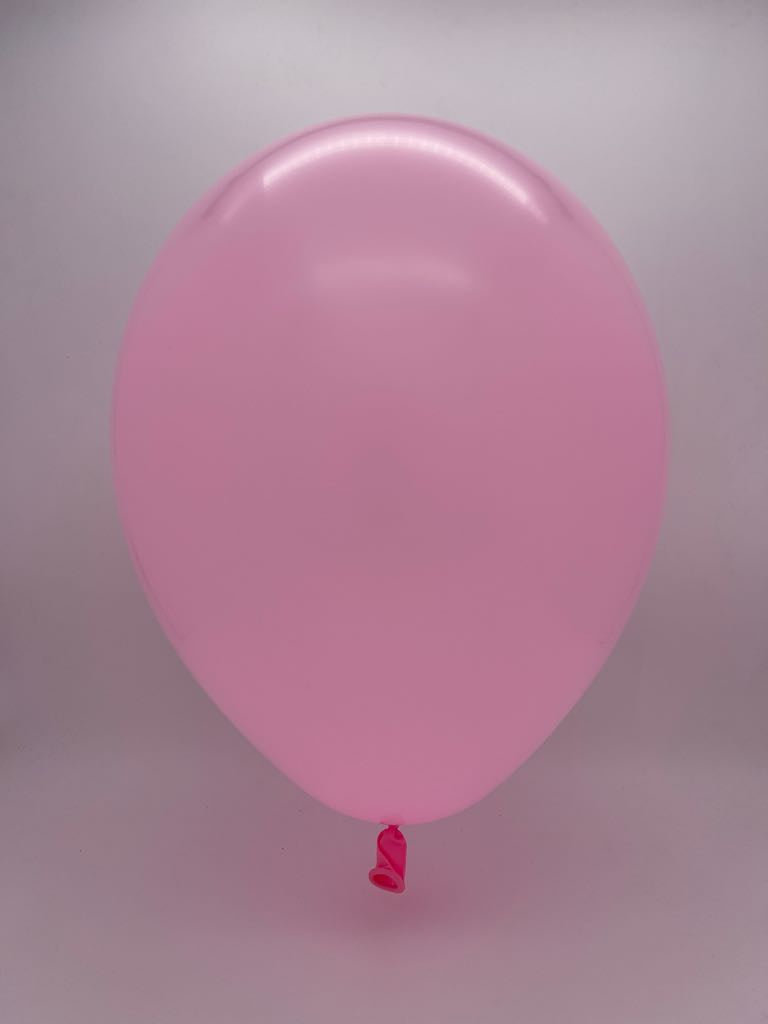 Inflated Balloon Image T160D Deco Baby Pink Decomex Modelling Latex Balloons (100 Per Bag)