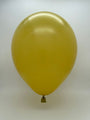 Inflated Balloon Image 9" Deco Mustard Decomex Latex Balloons (100 Per Bag)