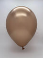 Inflated Balloon Image 12" Decomex Luster Latex Balloons (50 Per Bag) Gold
