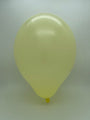 Inflated Balloon Image 17" Ellie's Brand Latex Balloons Lemon Cream (25 Per Bag)