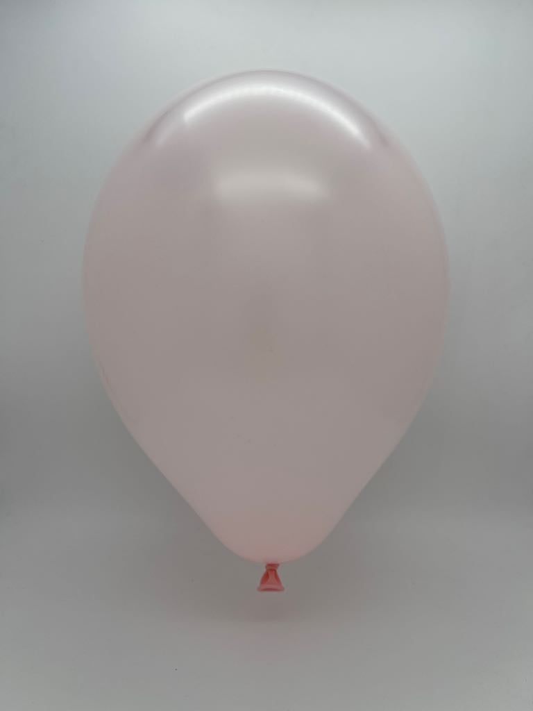 Inflated Balloon Image 17" Ellie's Brand Latex Balloons Pink Lemonade (25 Per Bag)