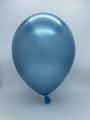 Inflated Balloon Image 5" Gemar Latex Balloons (Bag of 50) Shiny Blue