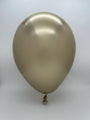Inflated Balloon Image 31" Gemar Latex Balloons (Pack of 1) Shiny Gold