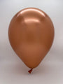 Inflated Balloon Image 24" Kalisan Latex Balloons Mirror Copper (5 Per Bag)